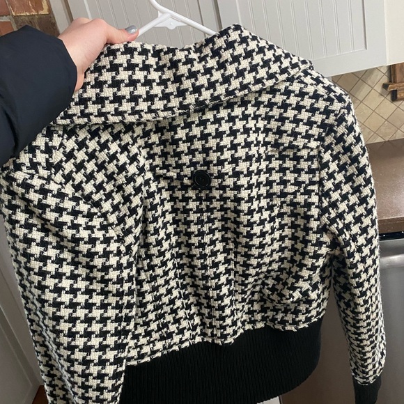 Jackets & Blazers - Houndstooth black/white jacket